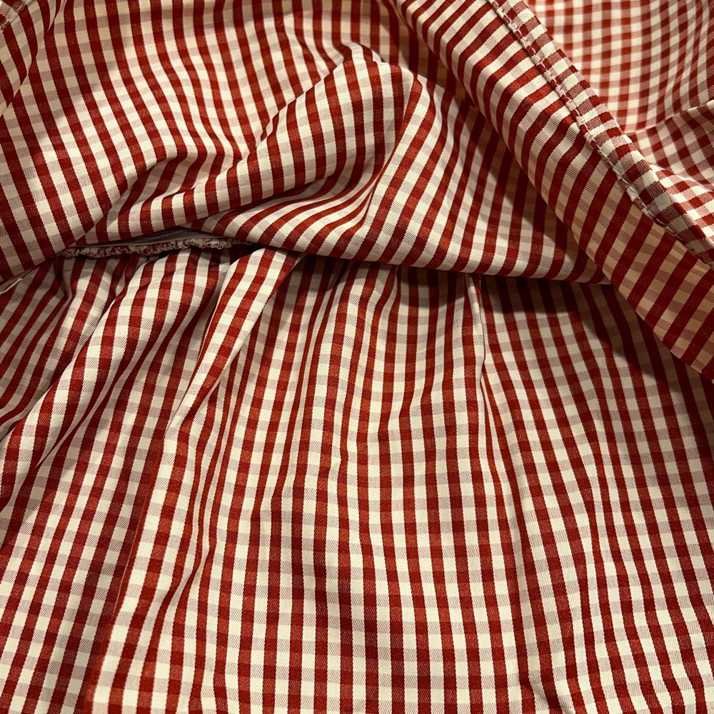 Red Gingham Women's Top - Picture 5 of 6